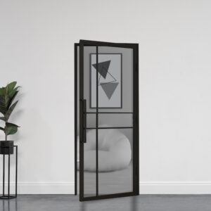 Stalen binnendeur Luxury (ROOKGLAS) 211,5 x 83 + kozijn