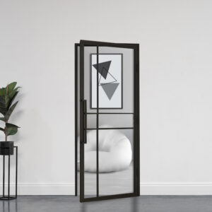 Stalen deur Luxury (HELDER GLAS) 211,5 x 83 + kozijn