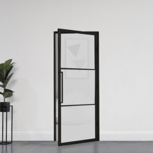 Stalen deur (MATGLAS) 211,5 x 83 + kozijn