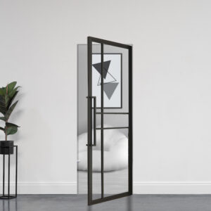 Stalen taatsdeur Luxury (HELDER GLAS) 231,5 x 93 cm