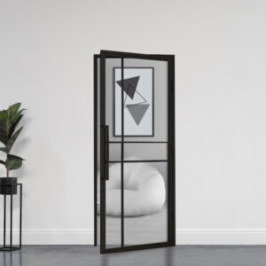 Stalen deur Luxury XL (HELDER GLAS) 244 x 93 + kozijn